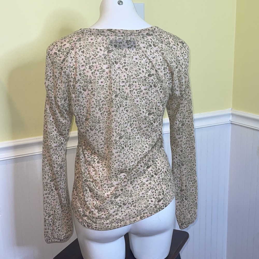 Zara Collection ladies floral long sleeve top. Size large. - Picture 5 of 8